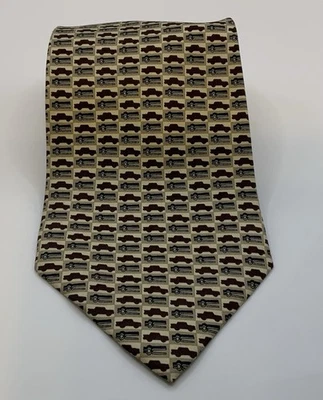 Banana Republic Silk Tie Limited Edition Truck Wrench 4"X57" - Image 1 of 3