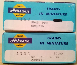 HO SCALE ATHEARN LOT EMD SD45 & GP40-2 CONRAIL #6127 #3279 - Picture 1 of 11