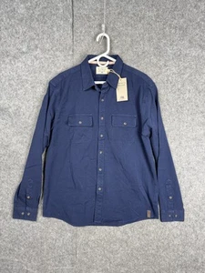 Camisa The Normal Brand Para Hombre Grande Azul Marino Tirador Cuatro Vías Elastizada Abotonada Informal - Imagen 1 de 8