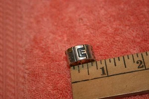 Vintage Marked Sterling Wide Band Ring 6.25 - Picture 1 of 4