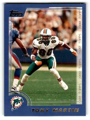 2000 Topps #49 Tony Martin    Miami Dolphins Football Cards EX/NM ID:61743 - Image 1 of 2