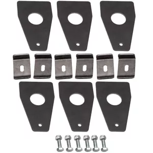 set of 6pcs Universal 6 inch Roof Rack Gutter Mounts - Bild 1 von 12