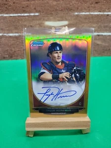 2013 Bowman Chrome Prospects ORO RIFRATTORE AUTO Astros Tyler Heineman 31/50 - Foto 1 di 2