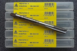 ¡Venta! PROTOTIPO PROTOTEX H 20360P045 M9-ISO2/6H DIN376B Taladro roscado - Imagen 1 de 2