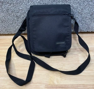 Eddie Bauer Cross Body Travel Bag Unisex Black Utility Multi Pockets - Picture 1 of 15