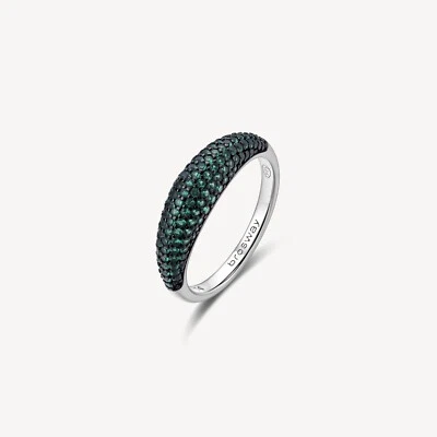 BROSWAY FANCY ANELLO DA DONNA IN ARGENTO 925 E ZIRCONI FLG125D LIFE GREEN N.16 - Immagine 1 di 4