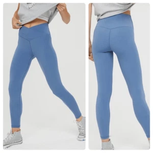 NWT- OFFLINE By Aerie- Real Me High Waisted Crossover Legging Marbled Blue, XXL - Picture 1 of 11