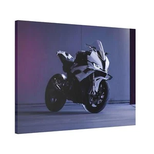 BMW Inspired S1000RR High Resolution Museum Quality Horizontal Canvas Print #043 - Picture 1 of 10