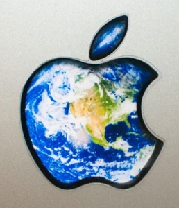 GLOWING EARTH Apple MacBook Pro Air Sticker Mac Laptop DECAL 11,12,13,15,17 in - Picture 1 of 3