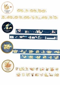 Pokemon Pikachu, Eevee, & Eevee Evolution Washi Tape Samples - Picture 1 of 3