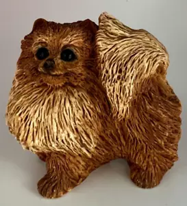 Pomeranian Hand painted Dog ~ SC-206~ Stone Critters ~ Made In USA - Picture 1 of 13