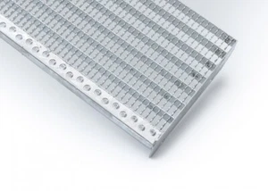 Metallstufe verzinkt 900x270 mm Gitterroststufen Treppenstufen Masche 30x10 R11 - Bild 1 von 1