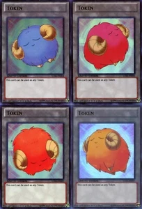 Goat/Sheep TOKEN x4 - LC04 - SCAPEGOAT - ULTRA RARE HOLO - NM/LP YUGIOH TRACKED - Picture 1 of 2