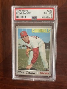 Steve Carlton St. Louis Cardinals 1970 Topps #220 PSA 6