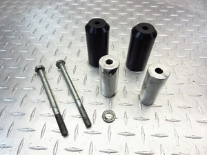 2007 06 07 KAWASAKI ZX14R ZX14 FRAME SLIDERS PUCKS PROTECTORS PAIR SET - Bild 1 von 12