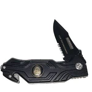 Trac-Force Lockblade Pocket Knife Police - Picture 1 of 3