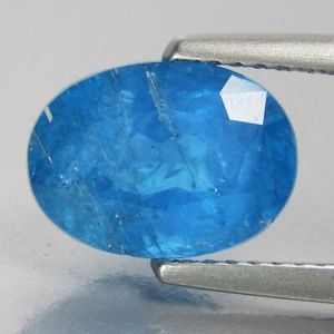 3.30Cts Natural Amazing Blue Color Apatite Oval Shape Collection Loose Gem VDO - Picture 1 of 5