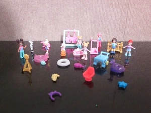 Polly Pocket Replacement Dolls Mixed Lot Micro Mini Figures Tiny Accessories - Picture 1 of 10