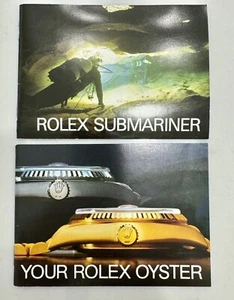 ORG Vintage Rolex Submariner Booklets SET 16800 16803 16808 5513 16660 YR 1987 - Picture 1 of 7