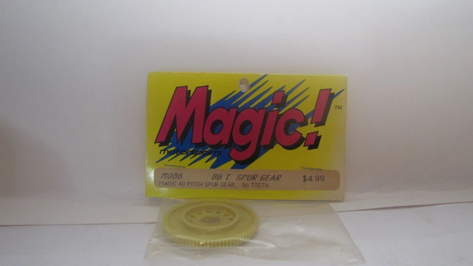Vintage RC magic motor 86 Tooth 48 Pitch  Spur Gear Green MM086 - Image 1 of 1