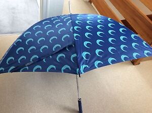 Blue Patterned Umbrella Suitable For Golf