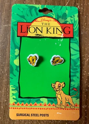 Disney's The Lion King Young Simba Earrings By AAi - Image 1 of 3