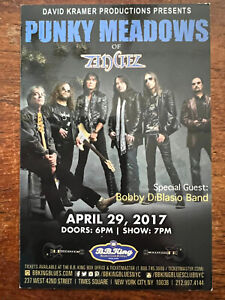 Punky Meadows of Angel   ad/flyer  NYC  BB.Kings concert April 292017 Loudness