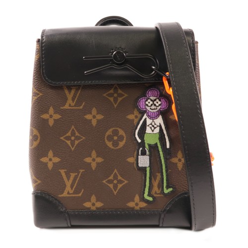 LOUIS VUITTON（LV） Borsa a tracolla Louis Vuitton LV Steamer Nano M80327 Monogram Marrone Nero