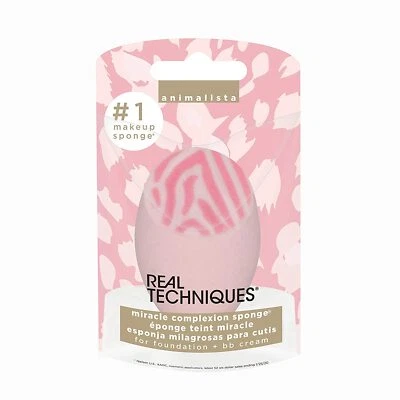 Lote de 4 Esponja Mezcla Maquillaje Tez Milagrosa Técnicas Reales, Animalista Foto 1 de 4