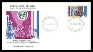 Mayfairstamps Mali FDC 1978 UN Statue of Liberty Group of People First Day Cover - Picture 1 of 2