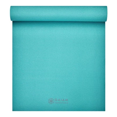 Premium Yoga Mat with Yoga Mat Carrier with Sling, Teal - Image 1 of 4