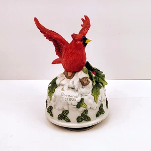 Seymour Mann Inc 1996 Cardinal Music Box Plays I'm Dreaming of a White Christmas - Picture 1 of 10