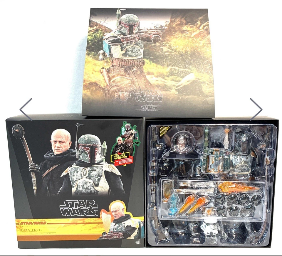 Star Wars Boba Fett DELUXE VERSION Hot Toys TMS034 1:6 Figure NEW UK - Image 1 of 1