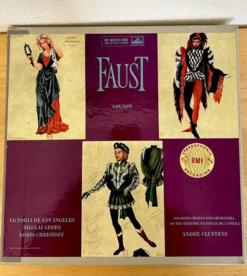 4LP Andre Cluytens Faust Gounod ASD 307-310 HMV Box Set - Image 1 of 4