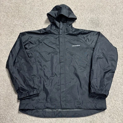 Chaqueta de pesca Grundens Full Share con capucha negra talla mediana leer Foto 1 de 4