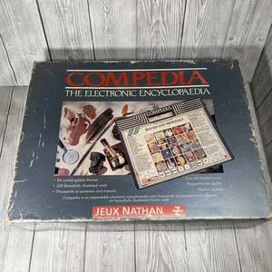 Compedia The Electronic Encyclopedia Learning Quiz Game 100% Complete Vintage - Picture 1 of 16