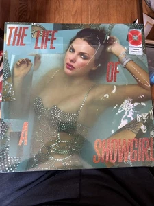 TAYLOR SWIFT THE LIFE OF A SHOWGIRL LP NEW SEALED PORTOFINO ORANGE GLITTER VINYL - Picture 1 of 5