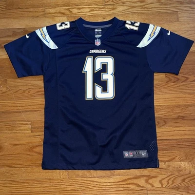 Camiseta de fútbol americano NFL Los Angeles Chargers Nike #13 Keenan Allen juvenil XL azul marino Foto 1 de 4