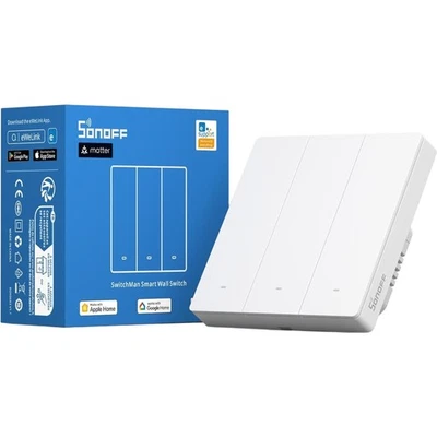 SONOFF M5 3C 86W Smart Wall Switch Remote Control Voice Control White - Image 1 of 4