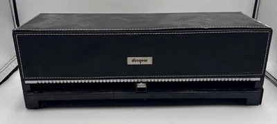 DiscGear Selector 120HD Negro Imitación Cuero CD DVD Videojuegos Almacenamiento Disco Soporte Foto 1 de 2