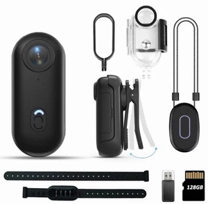 Eastfatkun Action Camera 4K 30m Waterproof Magnetic 360 Clip - Picture 1 of 2