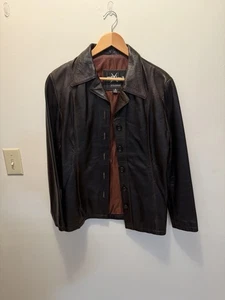 Wilsons maxima braune Lederjacke Damen Medium - Bild 1 von 13