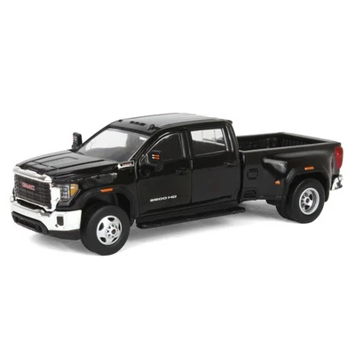 1/64 2022 GMC Sierra 3500HD Pro Dually, Nero Onice, Diecast Esclusivo 51560-B - Immagine 1 di 4