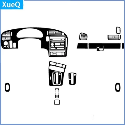 Kits de molduras de actualización interior completo negro brillante para piano 20 piezas para Saab 9-5 1999-2005 Foto 1 de 4