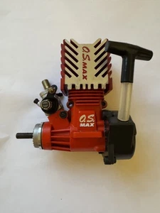OS MAX-12CV-X Square Head 2.11cc 2-stroke glow engine W/Pull start 1/10 R/C RARE - Picture 1 of 6