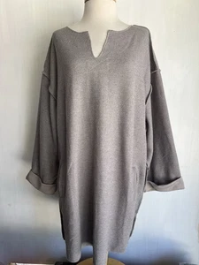 Vestido Suéter URBAN OUTFITTERS Para Mujer Gris Bohemio De Gran Tamaño Talla Mediana - Imagen 1 de 6