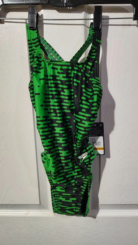 Speedo Green Pro Lt Swimsuit-Competition Size 24