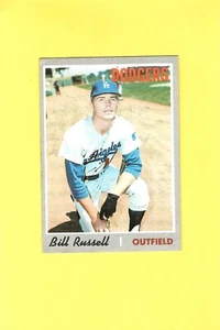 1970 Topps #304 Bill Russell RC Rookie Dodgers EX - Picture 1 of 2