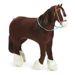 American Girl Clydesdale cavallo da tiro rampante nuovo - Foto 1 di 1