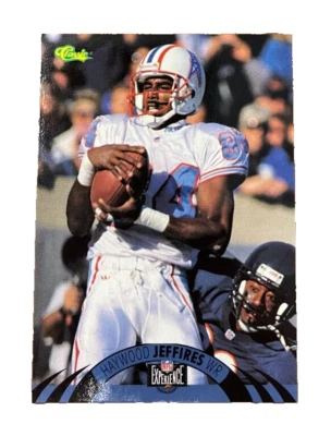 1995 Classic Card # 58 Haywood Jeffires - Houston Oilers - Image 1 of 2